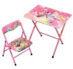 TABLE AVEC 1 CHAISE - PRINCESSES DISNEY